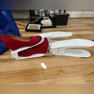 Set of 10 Non-Adjustable Shoe Slot Organizers